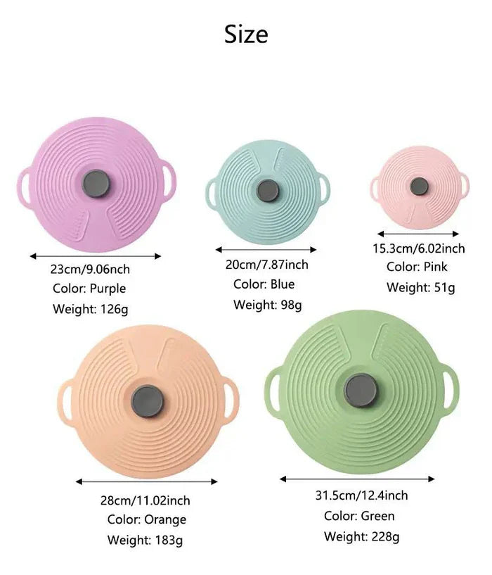 Pot Silicon Cover Set 5 PCS
