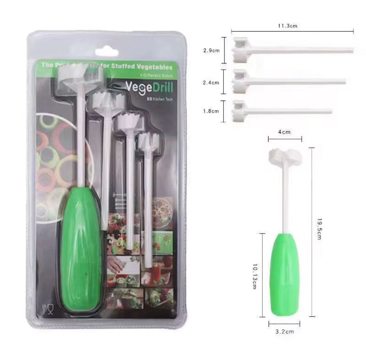 VegeDrill Set (4 Sizes)