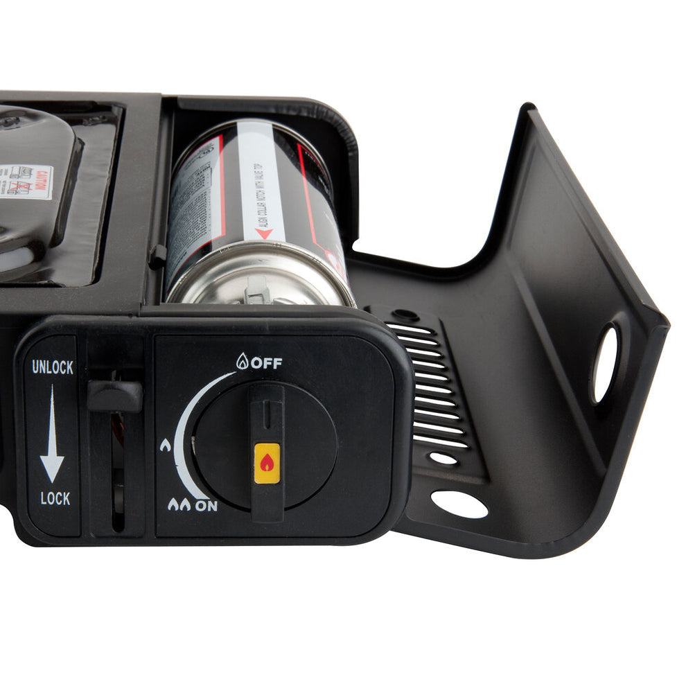 Portable Gas Stove + 2 Butane Gas Cartridges