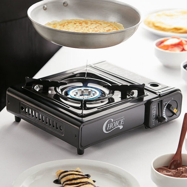 Portable Gas Stove + 2 Butane Gas Cartridges