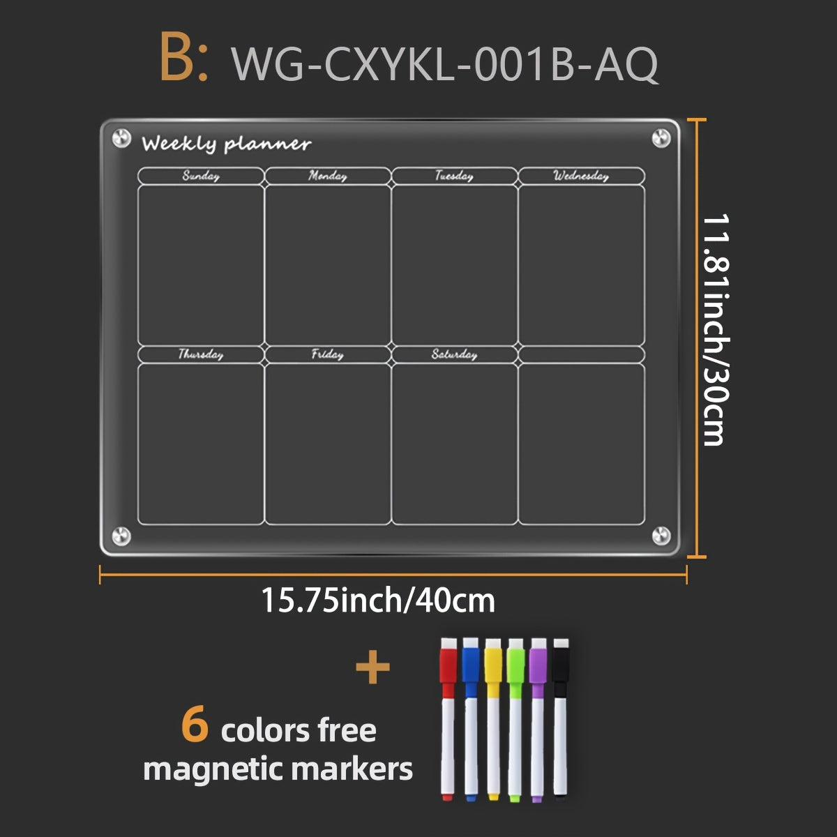 Magnetic Planner Board