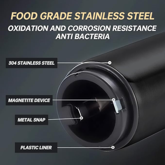 Bottle Opener with Magnetic Cap