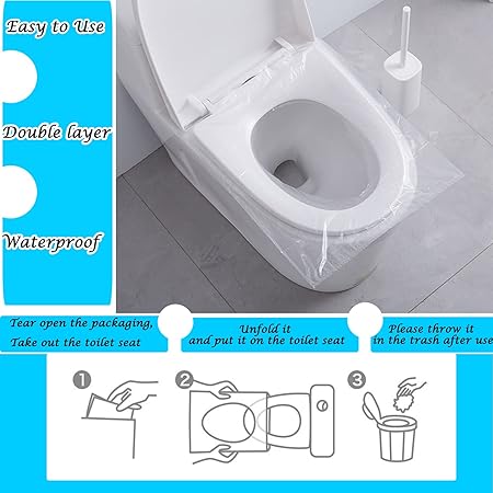 Toilet Seat Cover | 50 pcs Pack