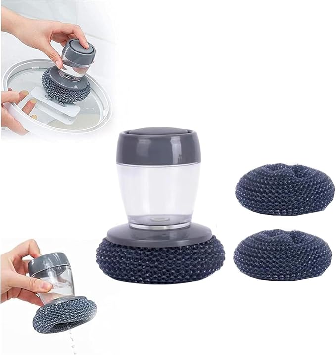 Soap Dispensing Palm Brush