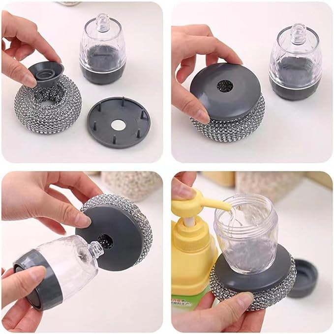 Soap Dispensing Palm Brush