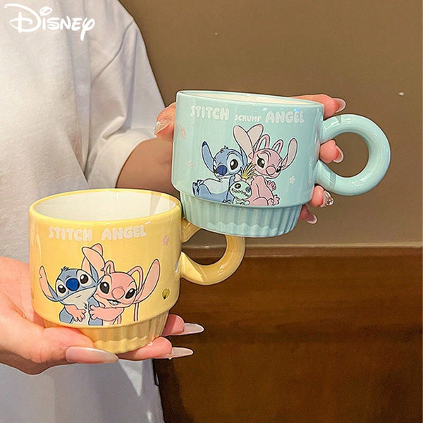 Disney Stitch Ceramic Mugs | 4 Mugs