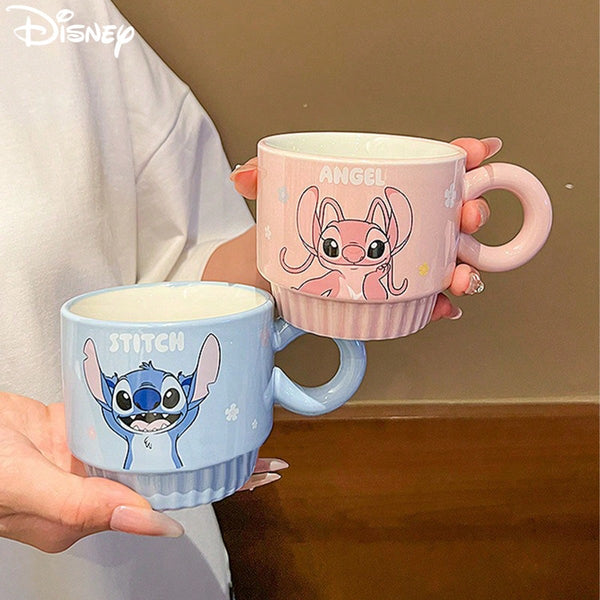 Disney Stitch Ceramic Mugs | 4 Mugs