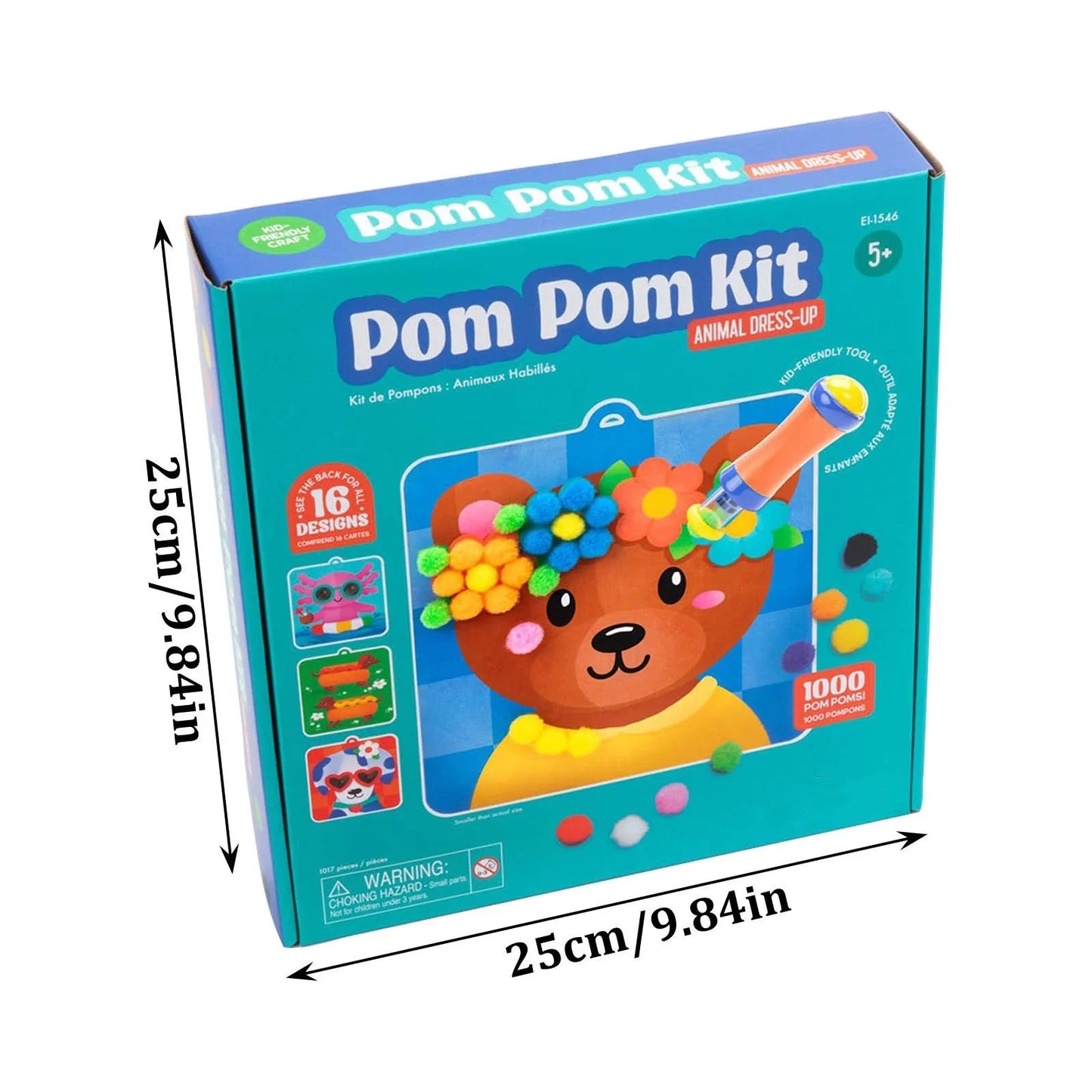 Pom Pom Kit Animal Dress-up