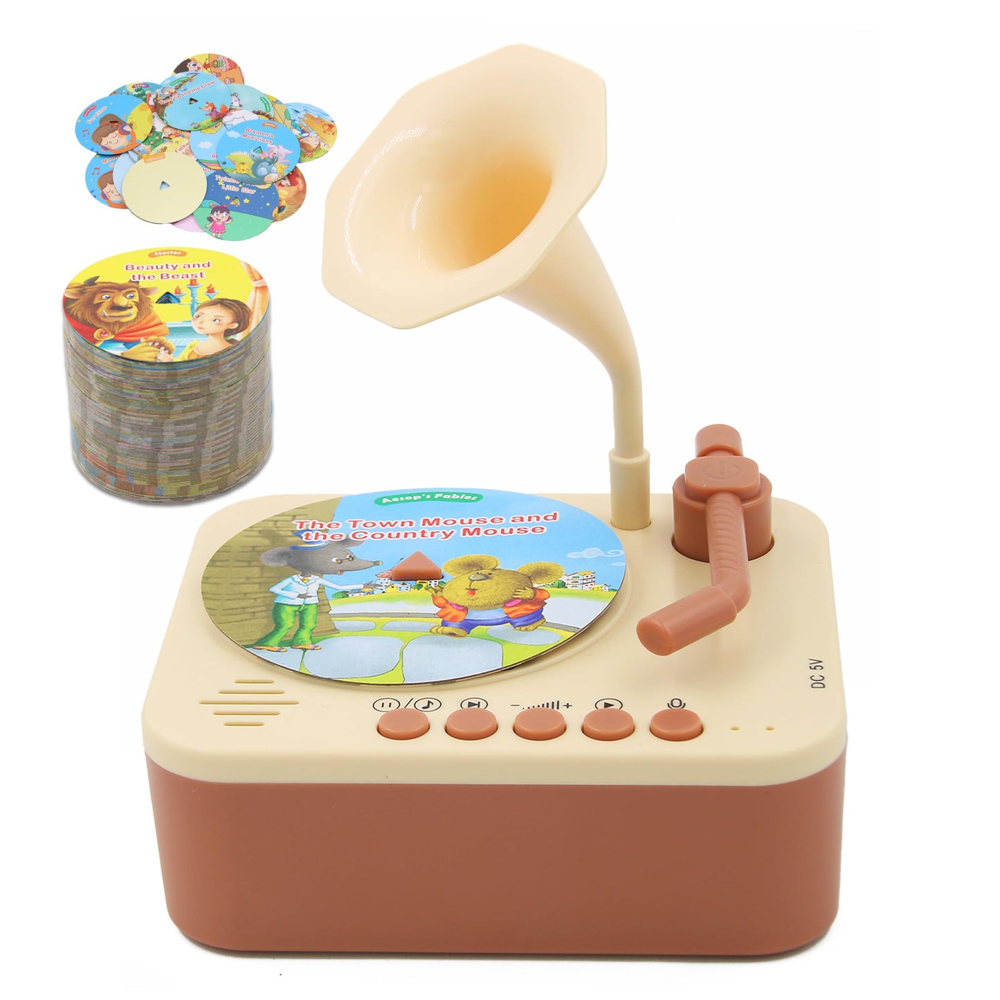 Kids Phonograph With 96 Cards