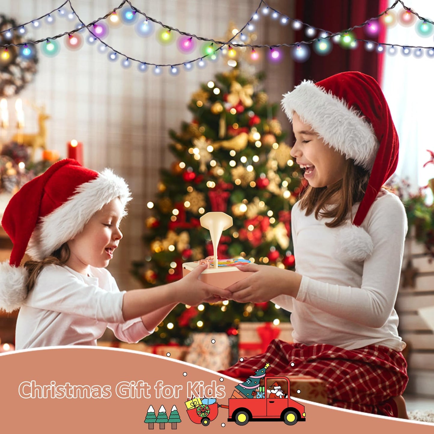 Kids Phonograph With 96 Cards