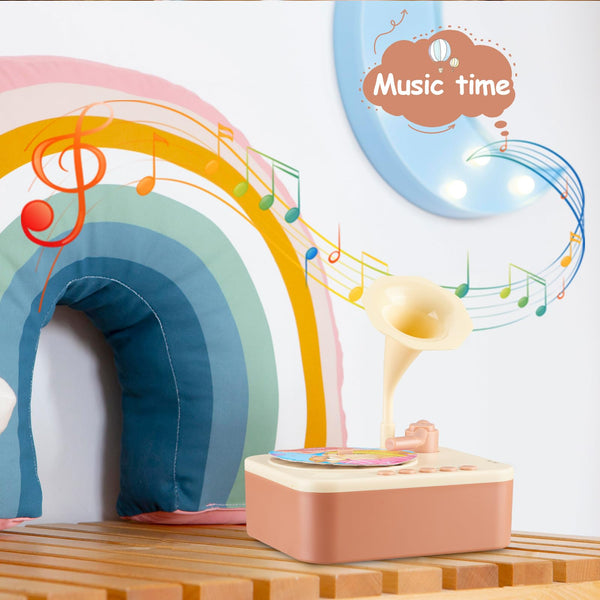 Kids Phonograph With 96 Cards