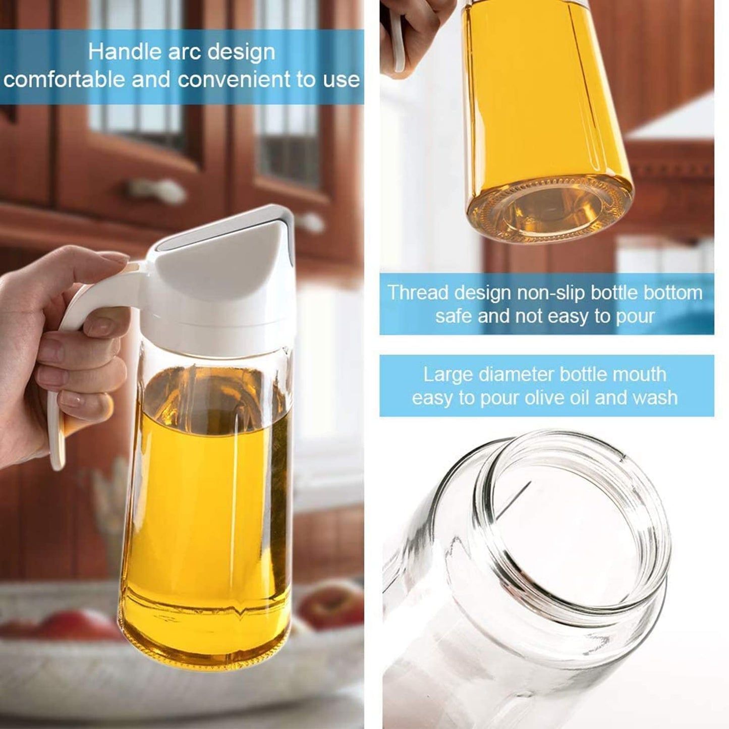 Oil Dispenser Bottle + Salter
