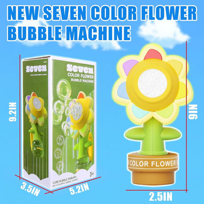 Sunflower Bubble Machine