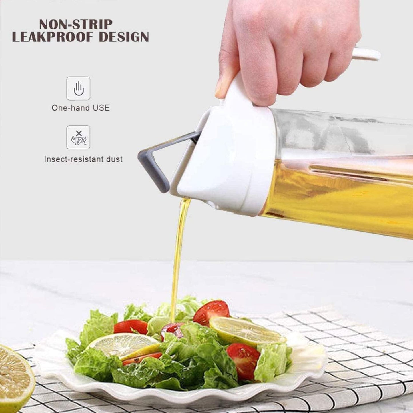 Oil Dispenser Bottle + Salter