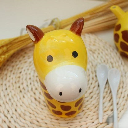 Ceramic Giraffe Tea Set