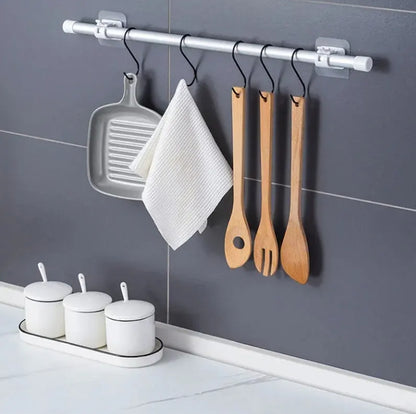 Self-Adhesive Rod Holders | 12 PCS