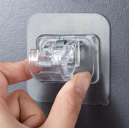 Self-Adhesive Rod Holders | 12 PCS