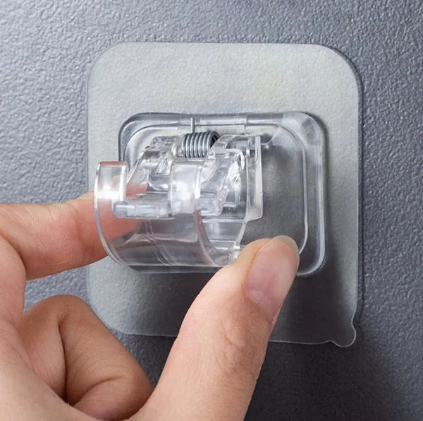 Self-Adhesive Rod Holders | 12 PCS