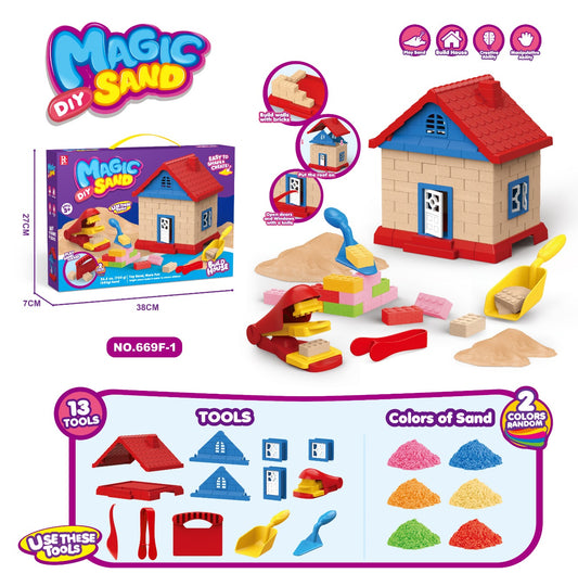 Magic Sand Build House Kit