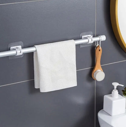 Self-Adhesive Rod Holders | 12 PCS