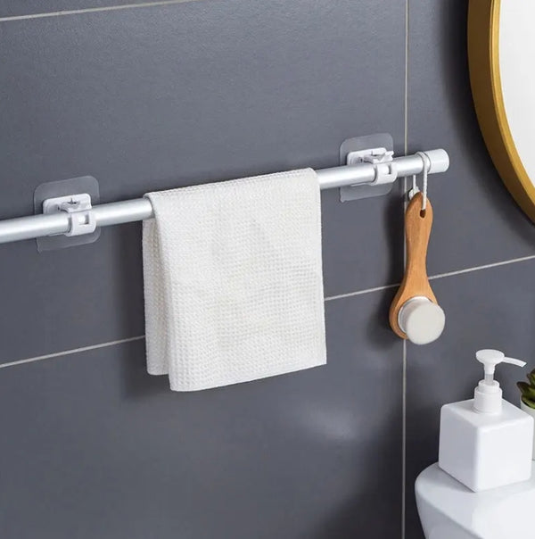 Self-Adhesive Rod Holders | 12 PCS