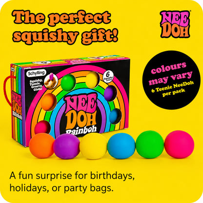 NeeDoh Rainbow Squishy Balls