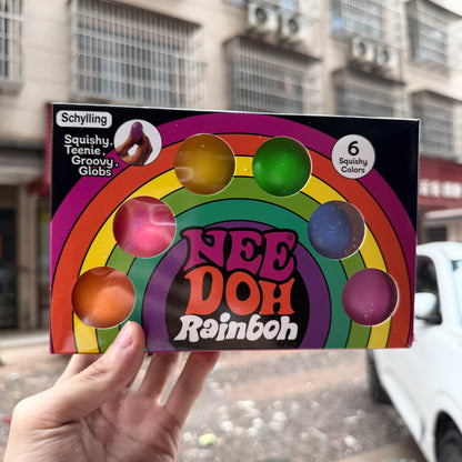 NeeDoh Rainbow Squishy Balls