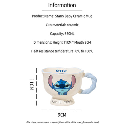 Stitch & Angel Ceramic Mug | 360ml
