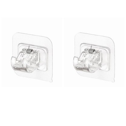 Self-Adhesive Rod Holders | 12 PCS
