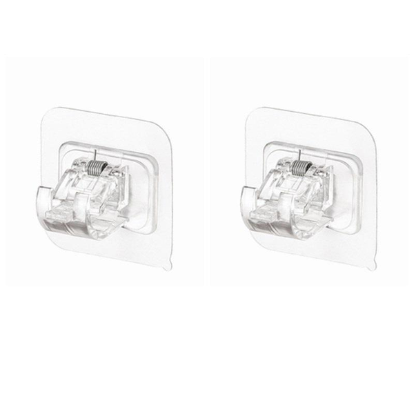 Self-Adhesive Rod Holders | 12 PCS