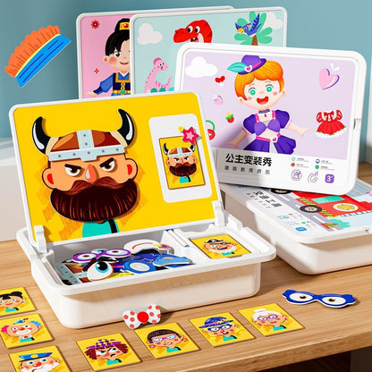 Magnetic Face Puzzle Box
