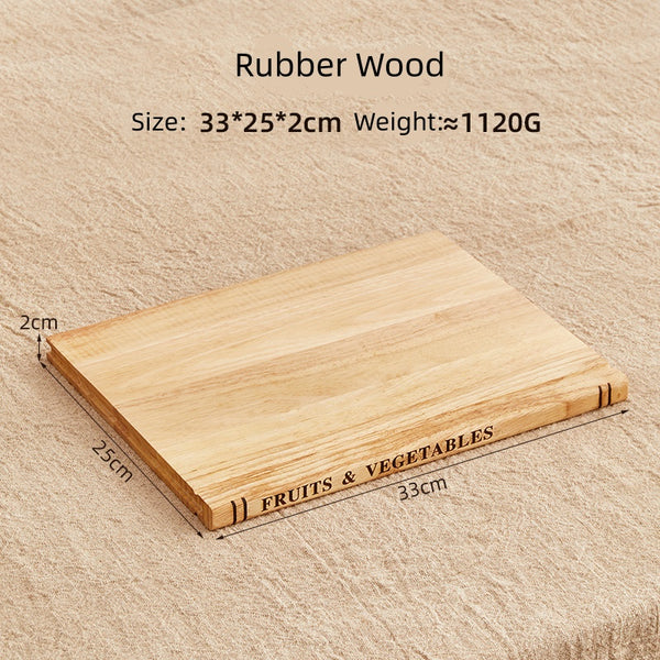 3-Piece Wooden Cutting Board Set with Storage Stand