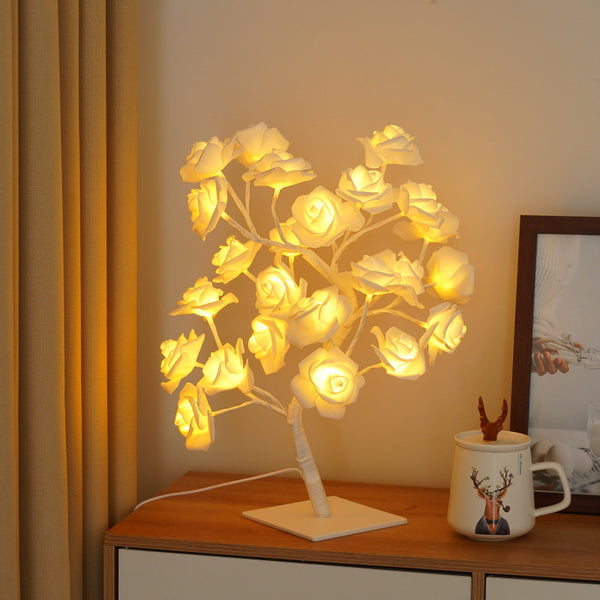 LED Rose Flower Table