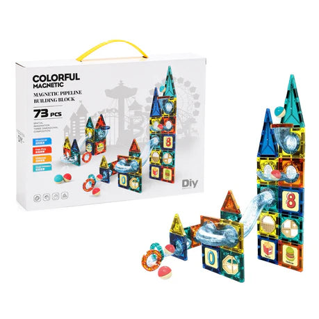Magnetic Building Set for Kids | 73 PCS