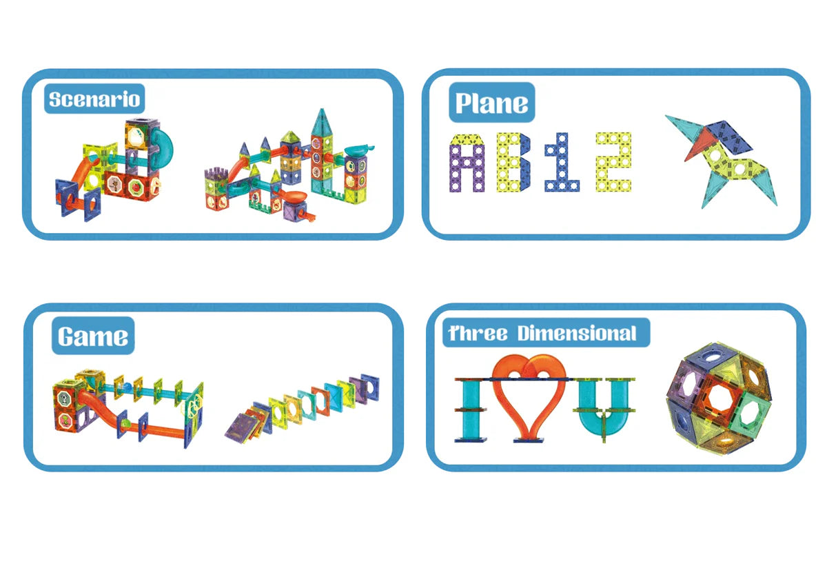 Magnetic Building Set for Kids | 73 PCS