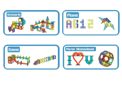 Magnetic Building Set for Kids | 73 PCS
