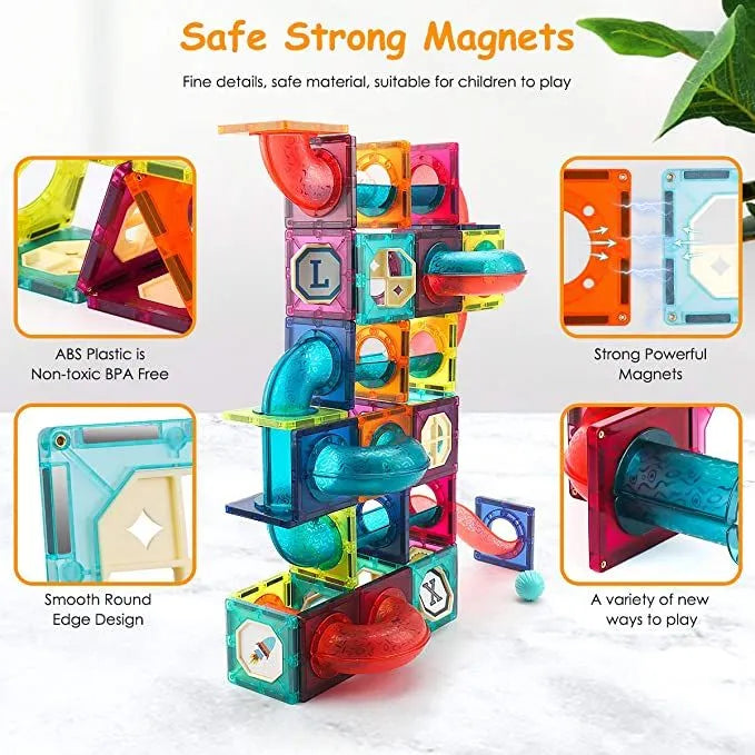 Magnetic Building Set for Kids | 73 PCS