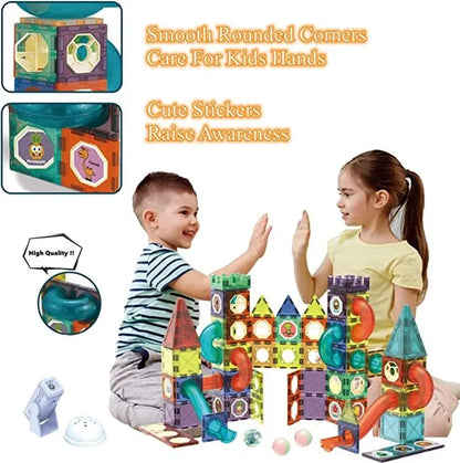 Magnetic Building Set for Kids | 73 PCS