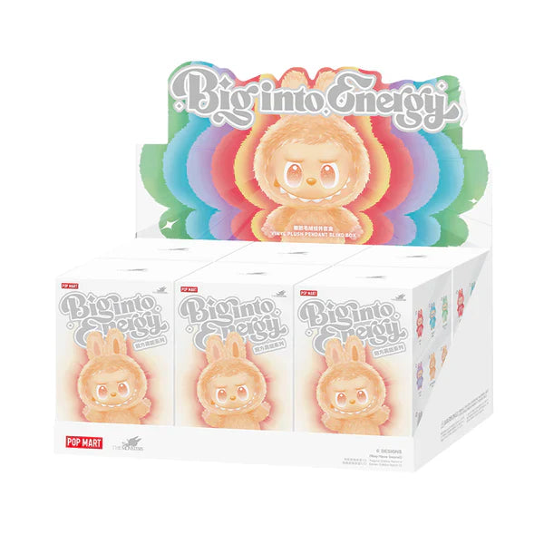 POP MART Labubu THE MONSTERS Big into Energy Series – Vinyl Plush Pendant Blind Box
