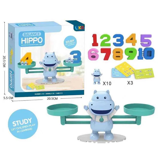 Hippo Educational Math Balance Toy