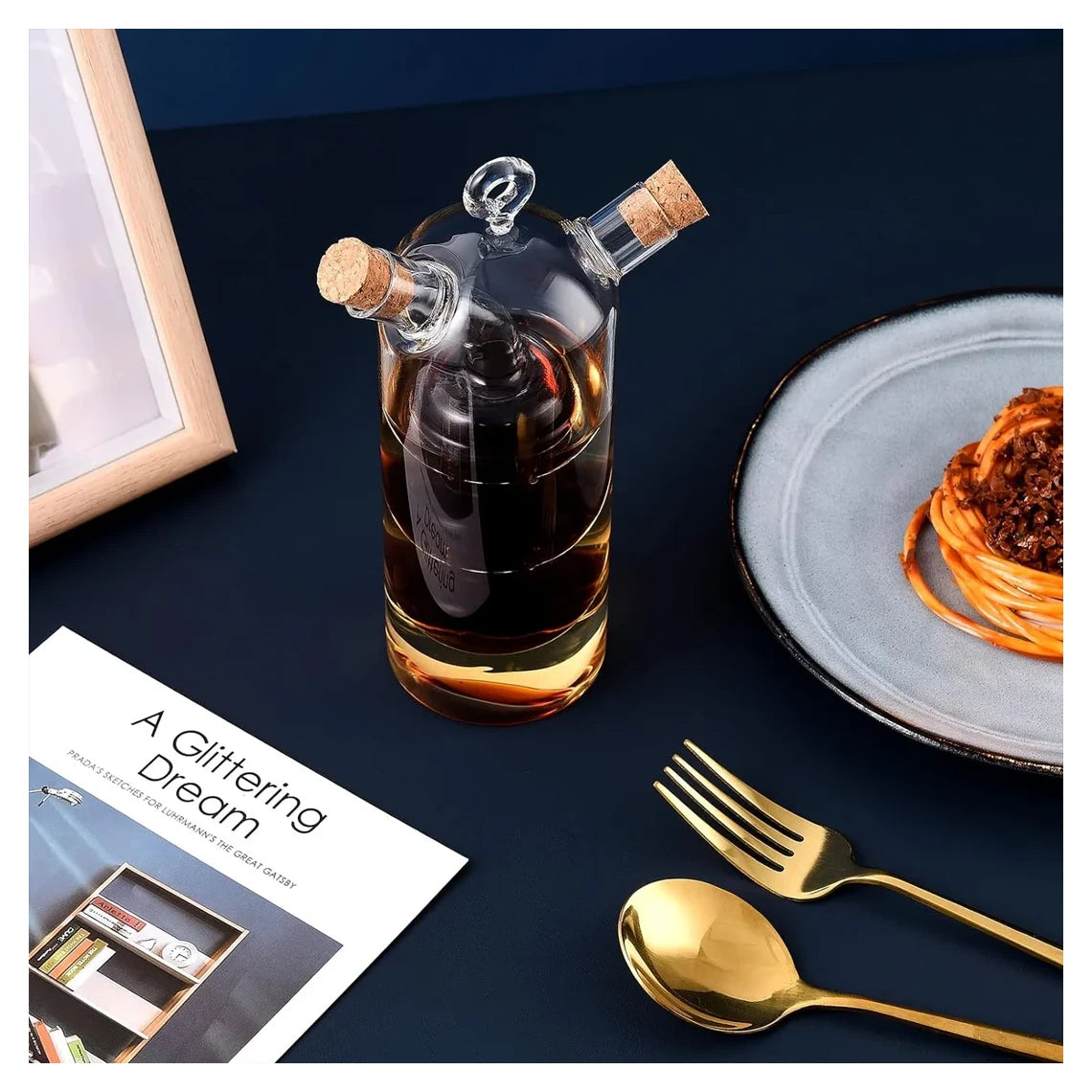 Interlocking Oil & Vinegar Bottle