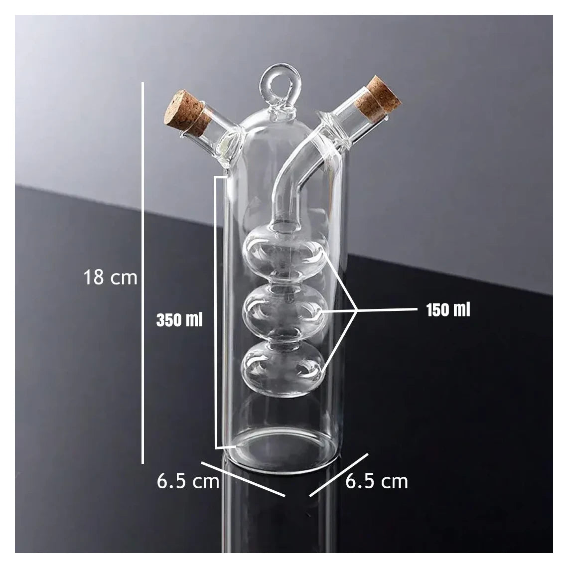 Interlocking Oil & Vinegar Bottle