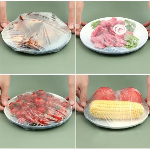 300 pieces Transparent Wrap Food Cover