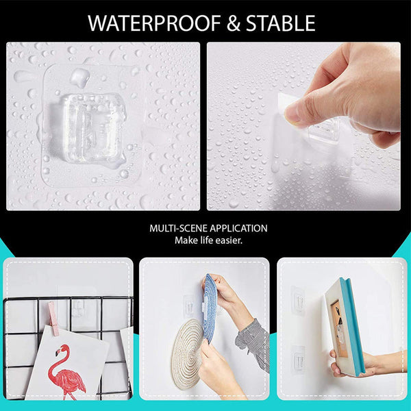 Double Sided Wall Hooks | 12 Pack