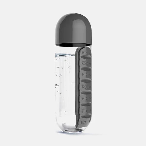 Pill Box Water Bottle