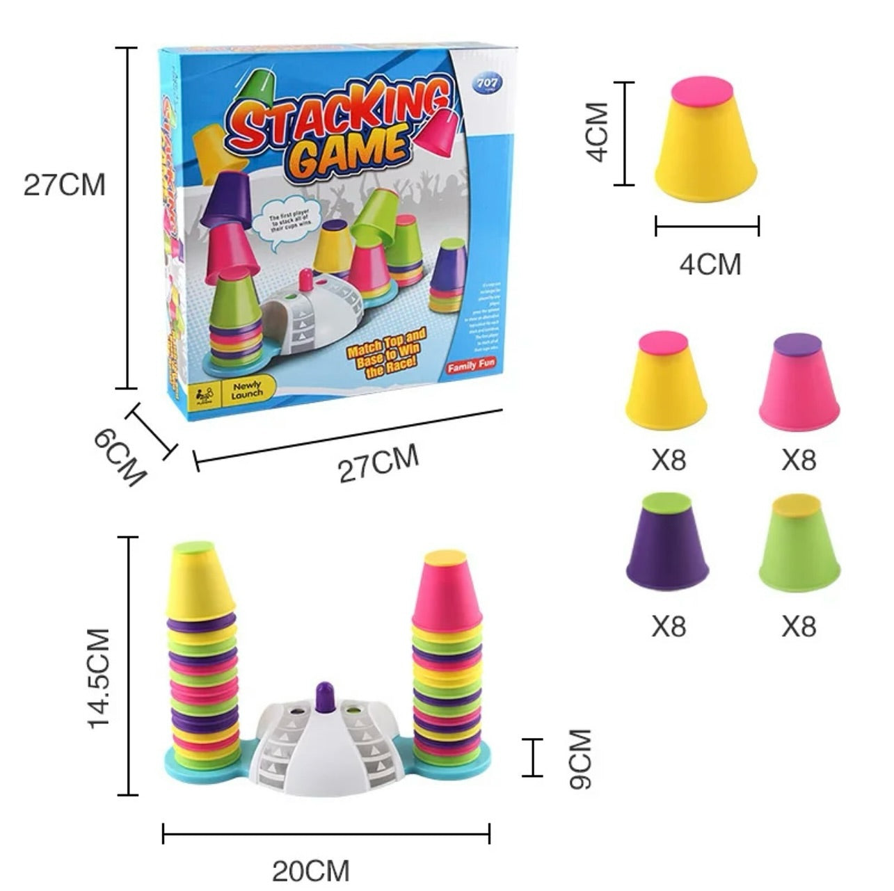 Stacking Game 34 PCS