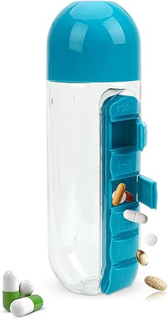 Pill Box Water Bottle