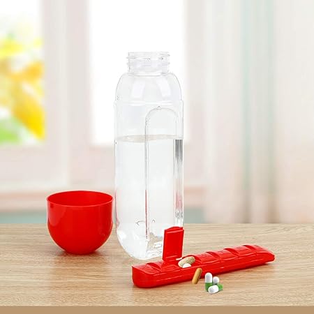 Pill Box Water Bottle