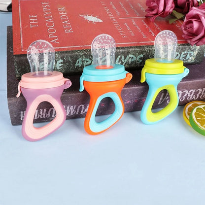 Newborn Silicone Food Feeder & Teething Pacifier