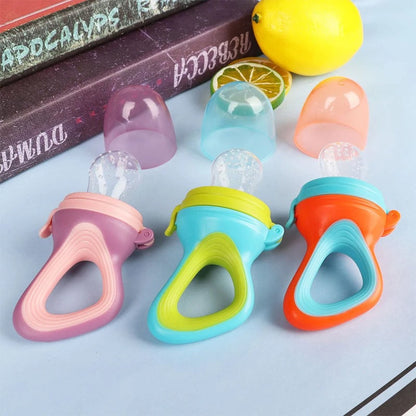 Newborn Silicone Food Feeder & Teething Pacifier